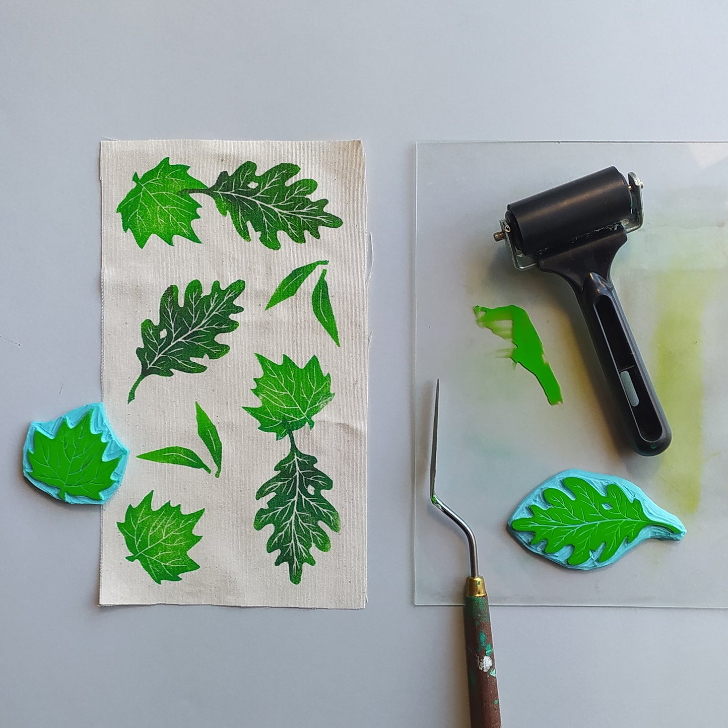 Taller de tallado y estampación textil - 19 de junio