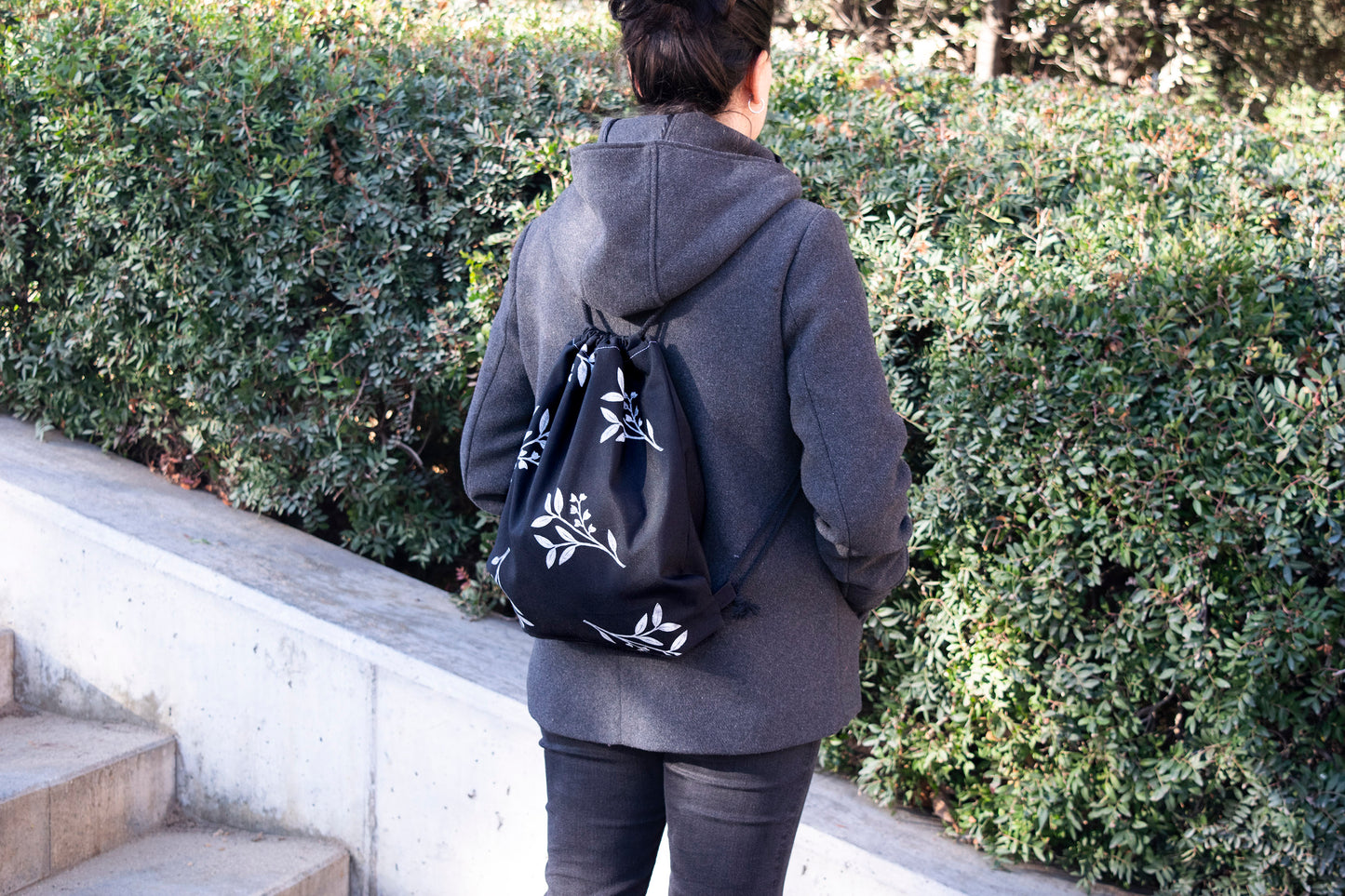 Mochila negra / Black backpack D#2