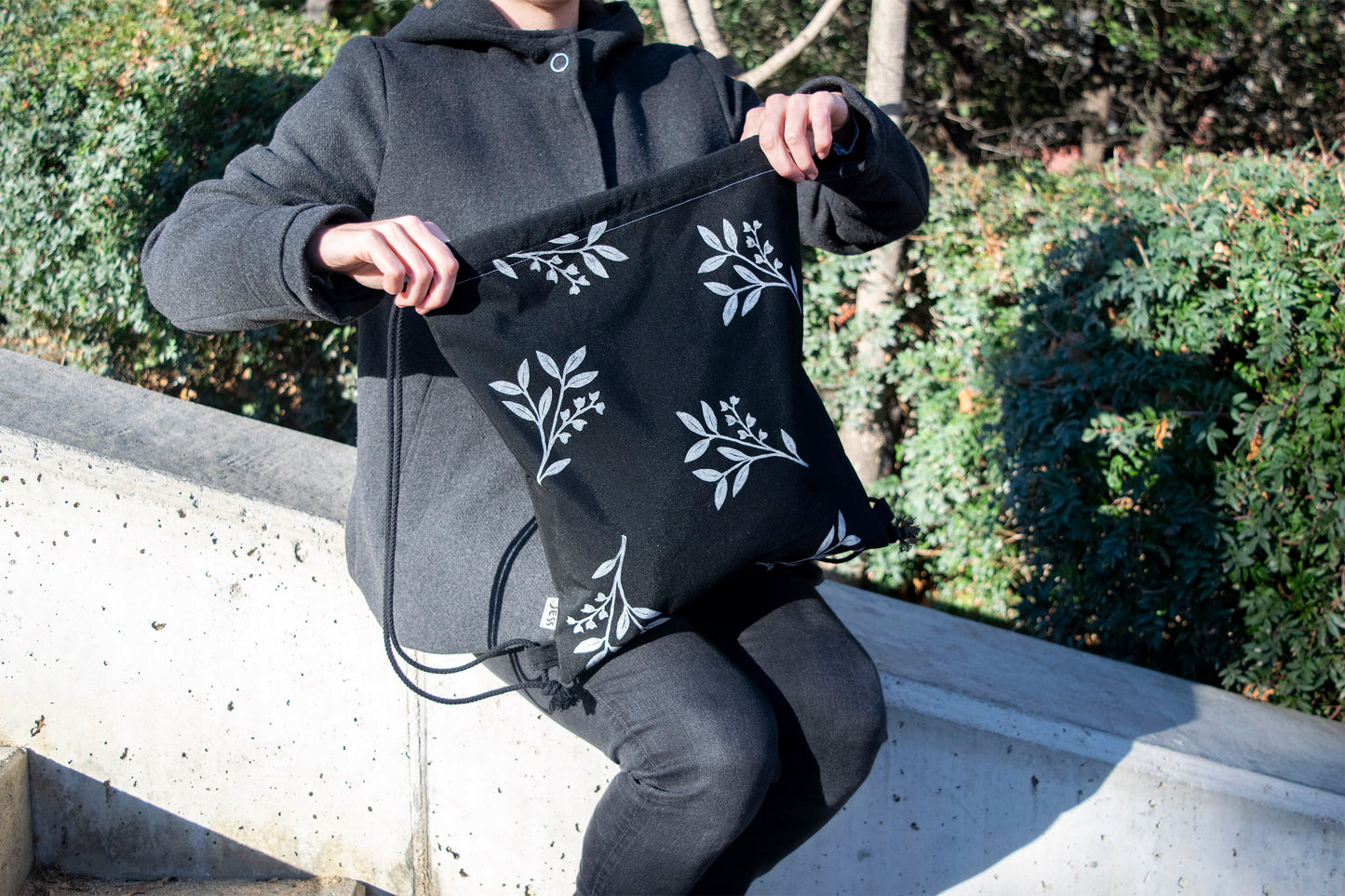 Mochila negra / Black backpack D#2