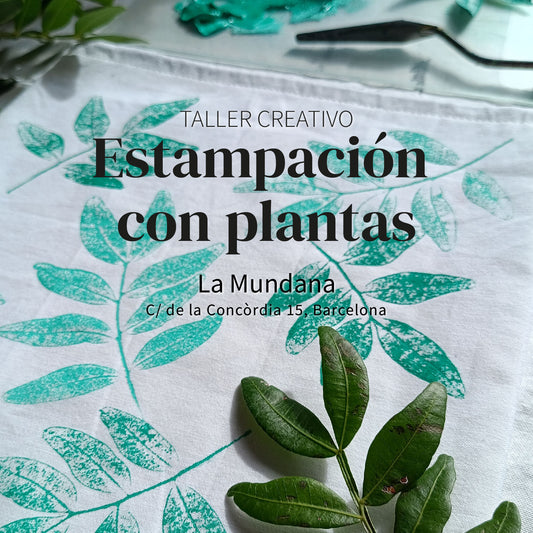 Taller de estampación con plantas - 29 de enero
